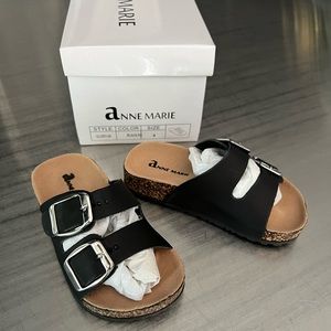 Anne Marie Girls Sandals - Black